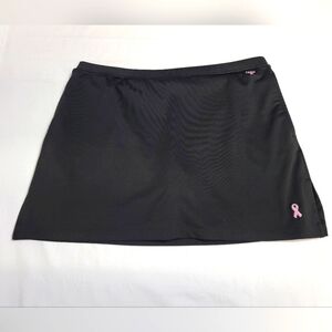 Izod Black Breast Cancer Awareness Golf Skort Size Medium